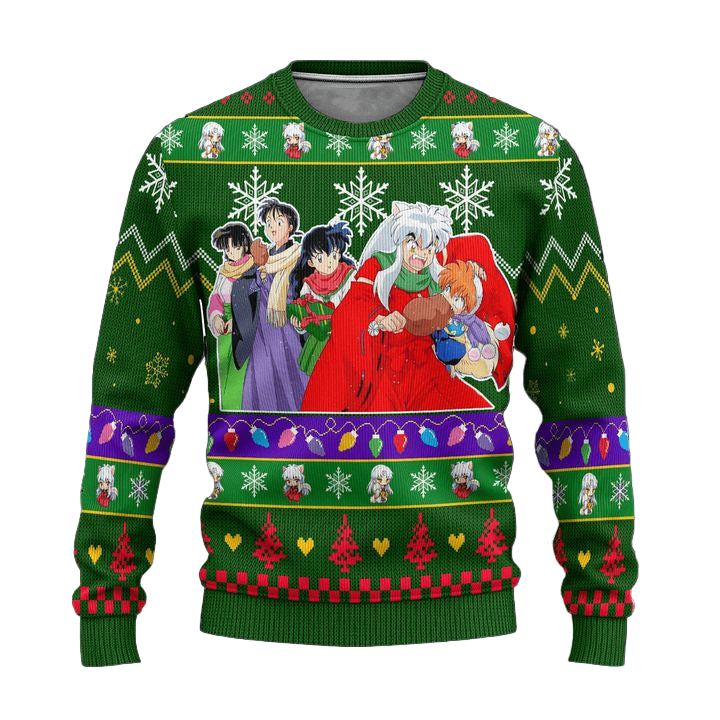 Inuyasha Anime Ugly Christmas Sweater InuYasha Xmas Gift ? Usalast