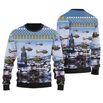 Irish Air Corps An tAerchor Eurocopter EC-135P-2 Christmas Sweater 3D ? Usalast