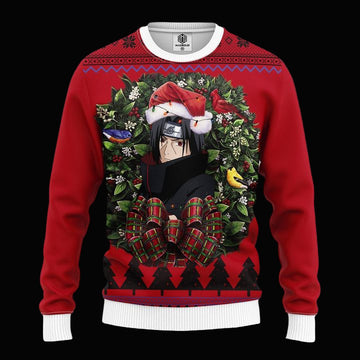 Itachi Uchiha Naruto Noel Mc Ugly Christmas Sweater Thanksgiving Gift ? Usalast