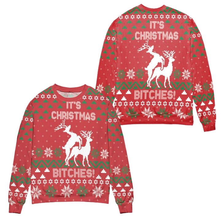 Its Christmas Bitches Ugly Christmas Sweater ? Usalast