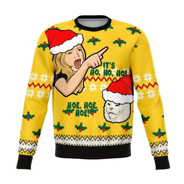 Its Hoe Hoe Hoe Funny Meme 2022 Design 3d Ugly Christmas Sweater ? Usalast