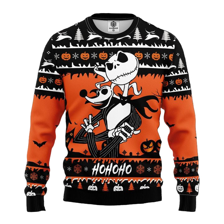 Jack And Zero Nightmare Ugly Christmas Sweater Amazing Gift Idea Thanksgiving Gift ? Usalast