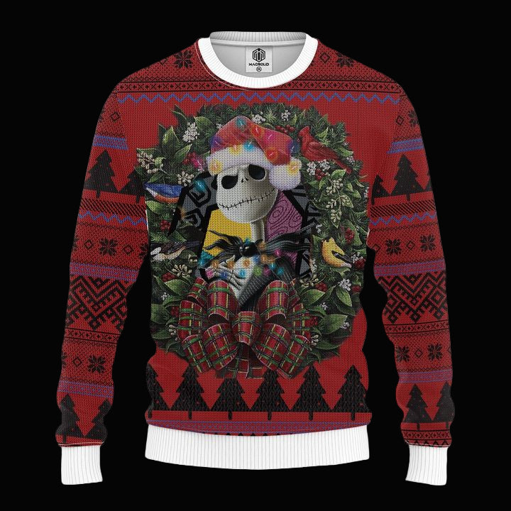 Jack Skellington Nightmare Before Christmas Mc Ugly Christmas Sweater Thanksgiving Gift ? Usalast