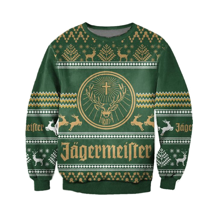 Jagermeister German Digestif Ugly Christmas Sweater 2022 ? Usalast