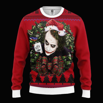 Joker With Card Noel Mc Ugly Christmas Sweater Thanksgiving Gift ? Usalast