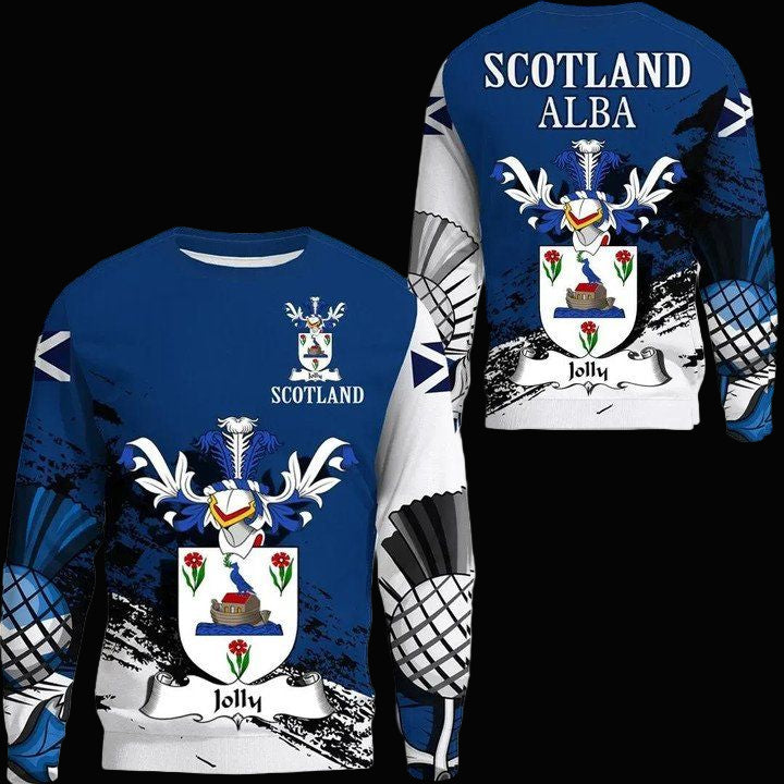 Jolly Scottish Family Crest Scotland Special Sweater A7 ? Usalast