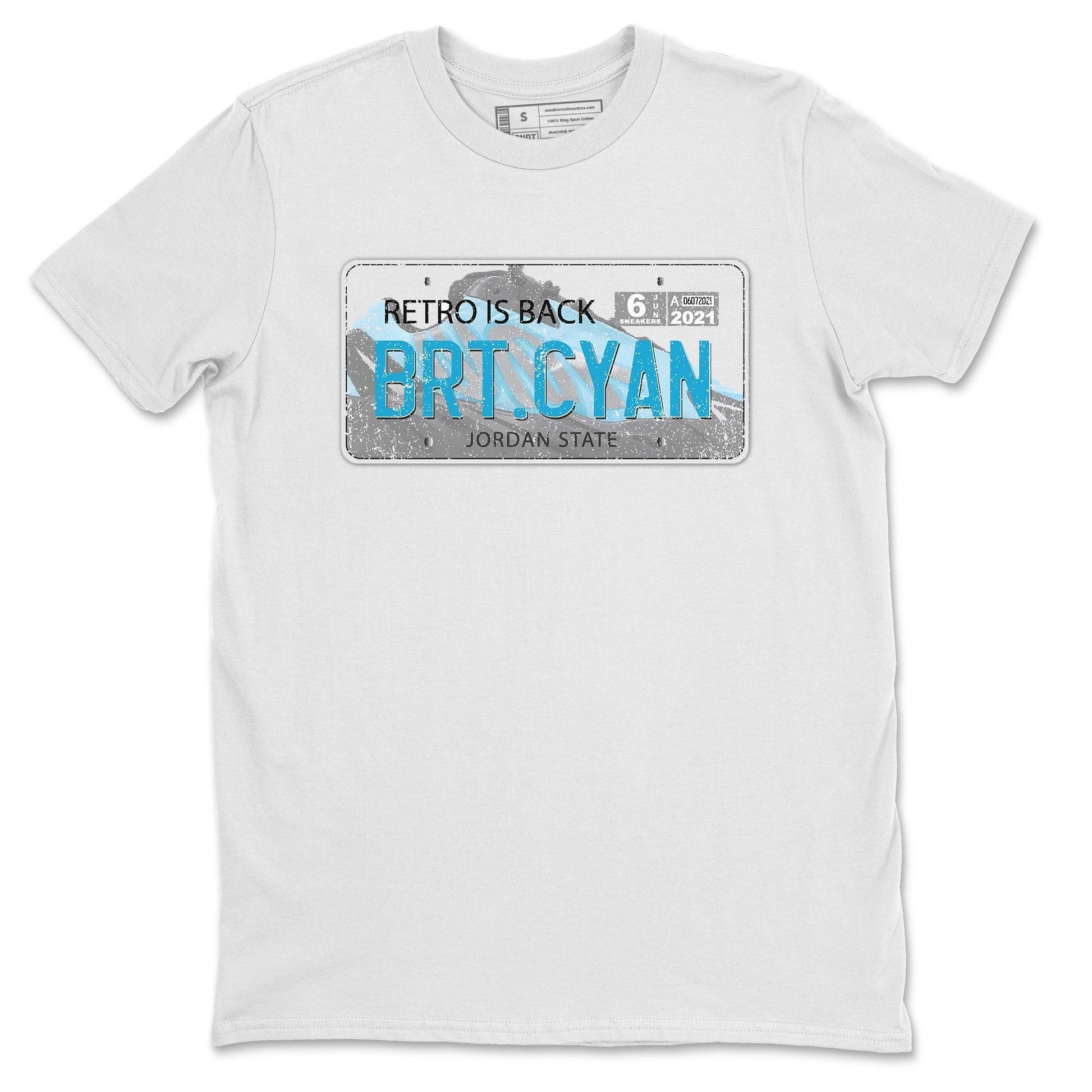 Jordan Plate Unisex Tops - Yeezy 700 Bright Cyan