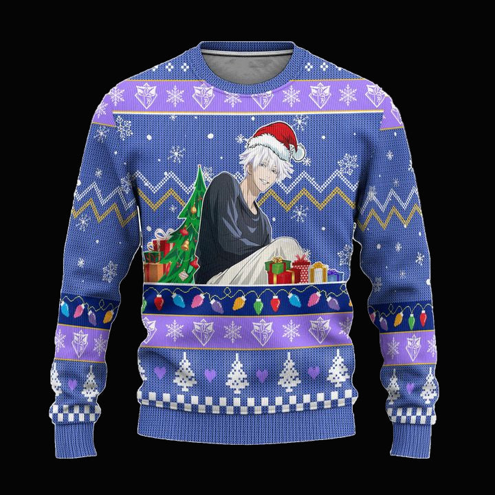 Jujutsu Kaisen Ugly Christmas Sweater Custom Satoru Gojo Xmas Gift ? Usalast