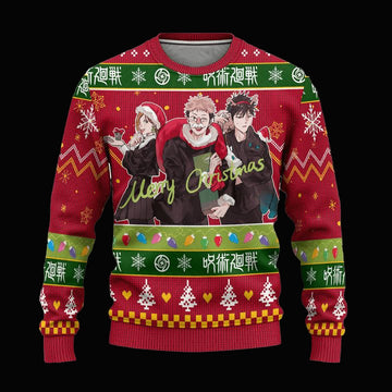 Jujutsu Kaisen Ugly Christmas Sweater Custom Xmas Gift ? Usalast