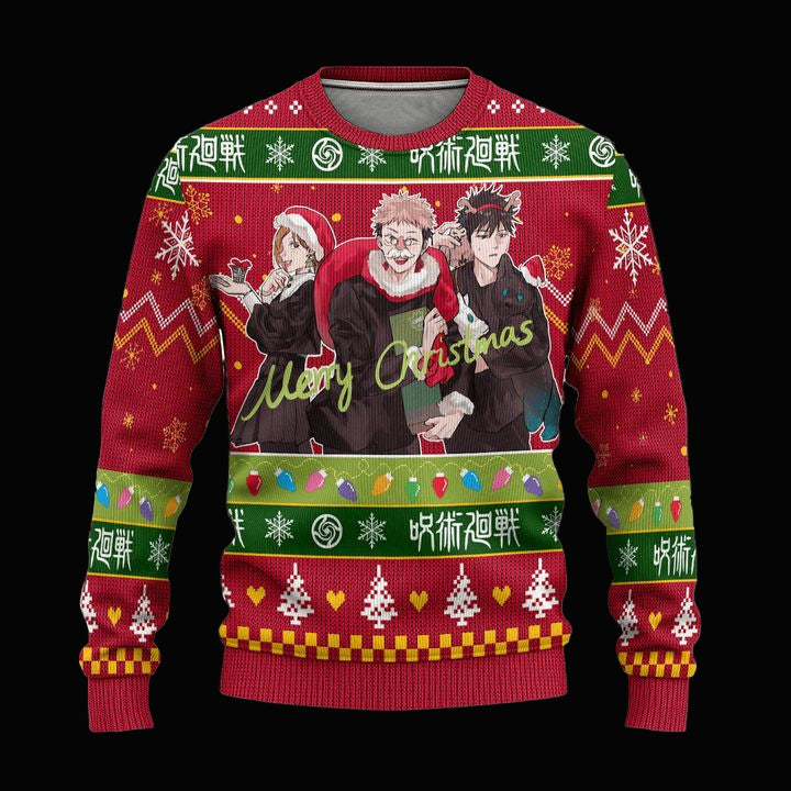 Jujutsu Kaisen Ugly Christmas Sweater Custom Xmas Gift ? Usalast