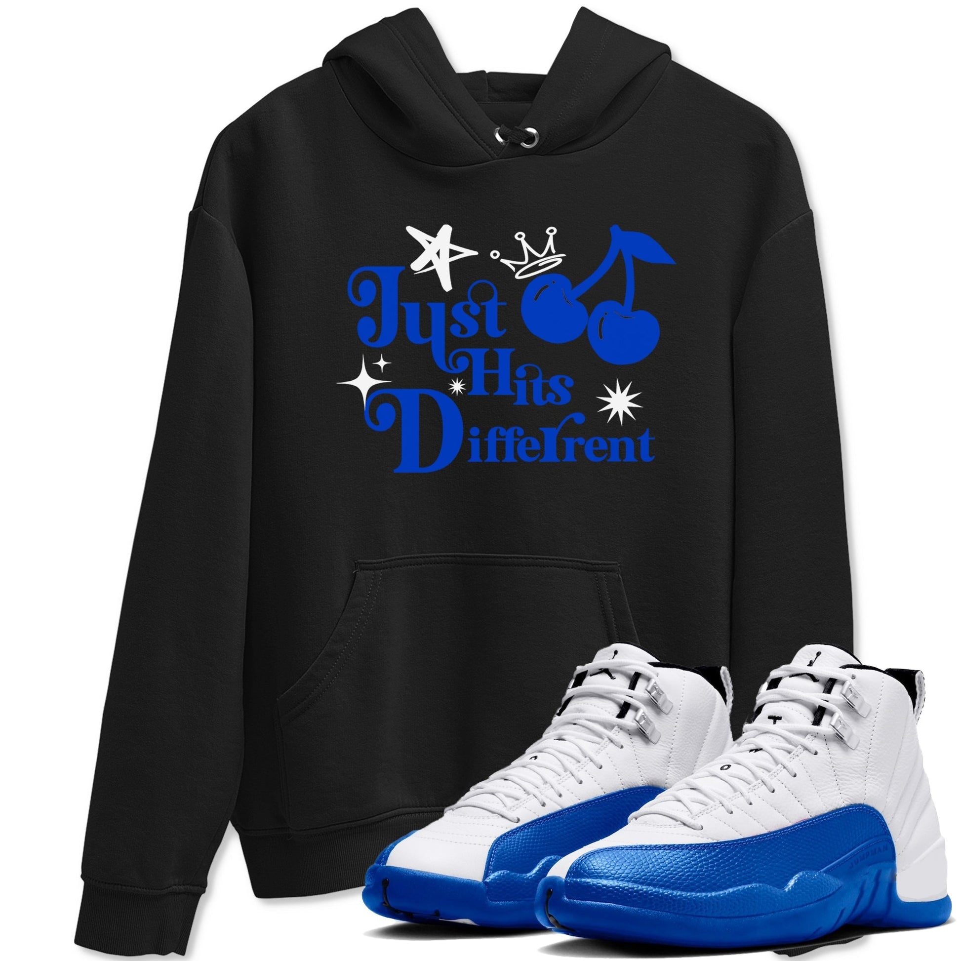 Just Hits Different Sneaker Tees - Air Jordan 12 Blueberry