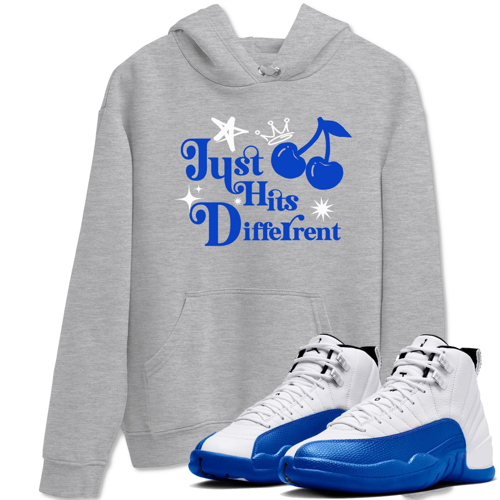 Just Hits Different Sneaker Tees - Air Jordan 12 Blueberry