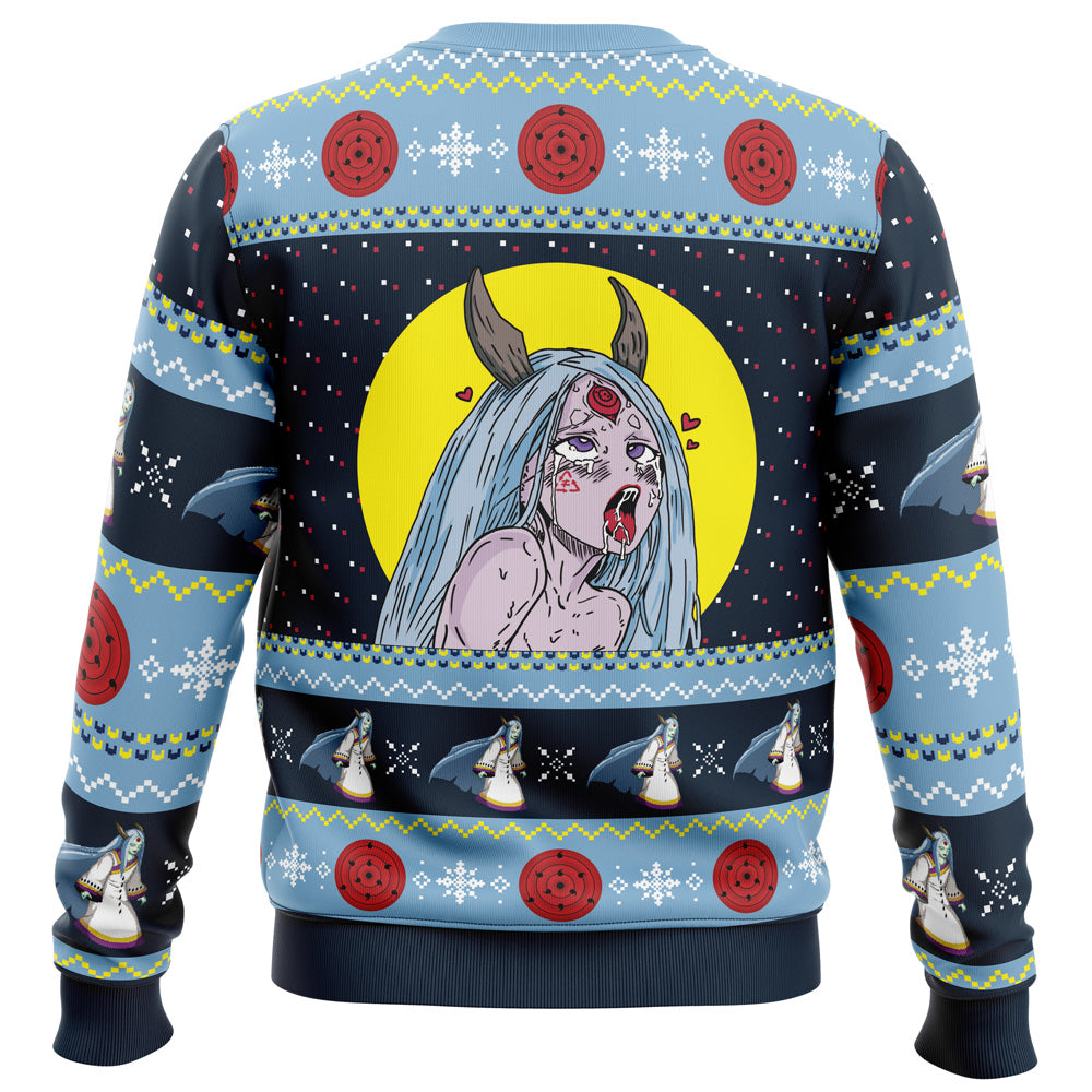 Kaguya ?tsutsuki Ahegao Shippuden Ugly Christmas Sweater