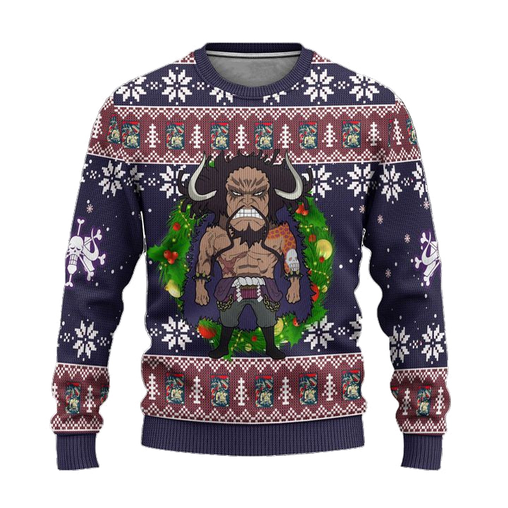 Kaido One Piece Anime Ugly Christmas Sweater Xmas Gift ? Usalast