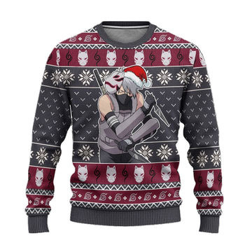 Kakashi Anbu Ugly Christmas Sweater Naruto Anime Xmas Gift ? Usalast
