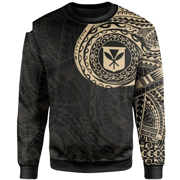 Kanaka Maoli Hawaii In My Heart Tattoo Style Sweater A7 ? Usalast