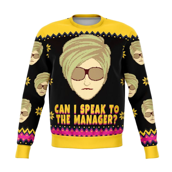 Karen Talks To Manager Meme Funny 2022 Design 3d Ugly Christmas Sweater ? Usalast