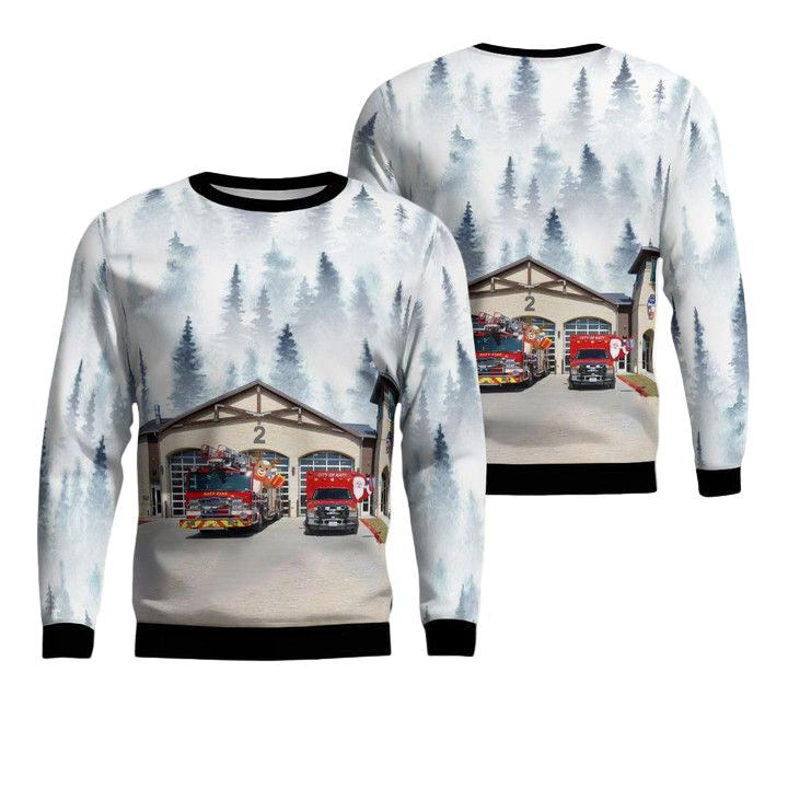 Katy Texas Katy Fire Department Christmas Sweater 3D ? Usalast