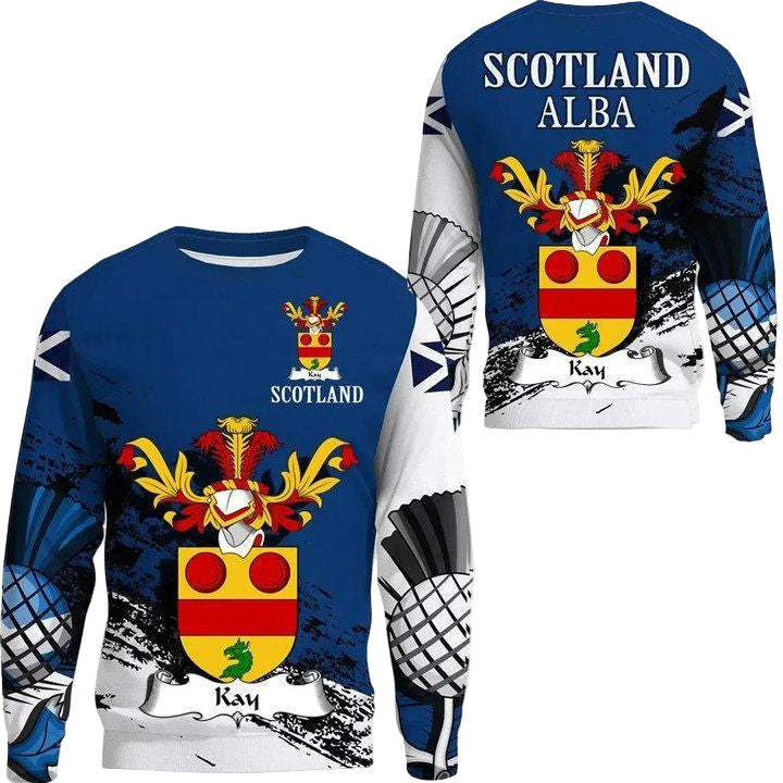 Kay Scottish Family Crest Scotland Special Sweater A7 ? Usalast