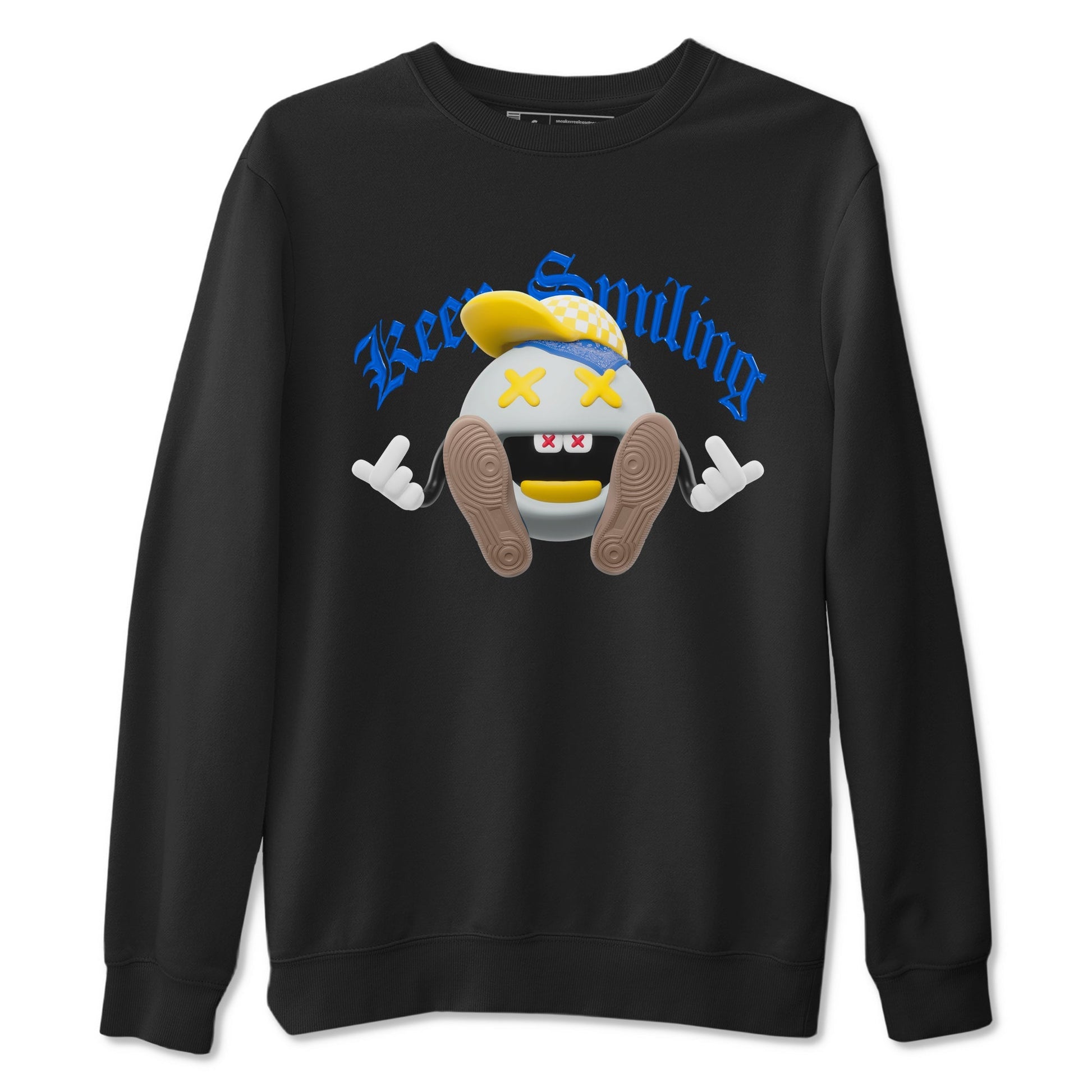 Keep Smiling Sneaker Tees - Air Jordan 1 Travis Scott Canary