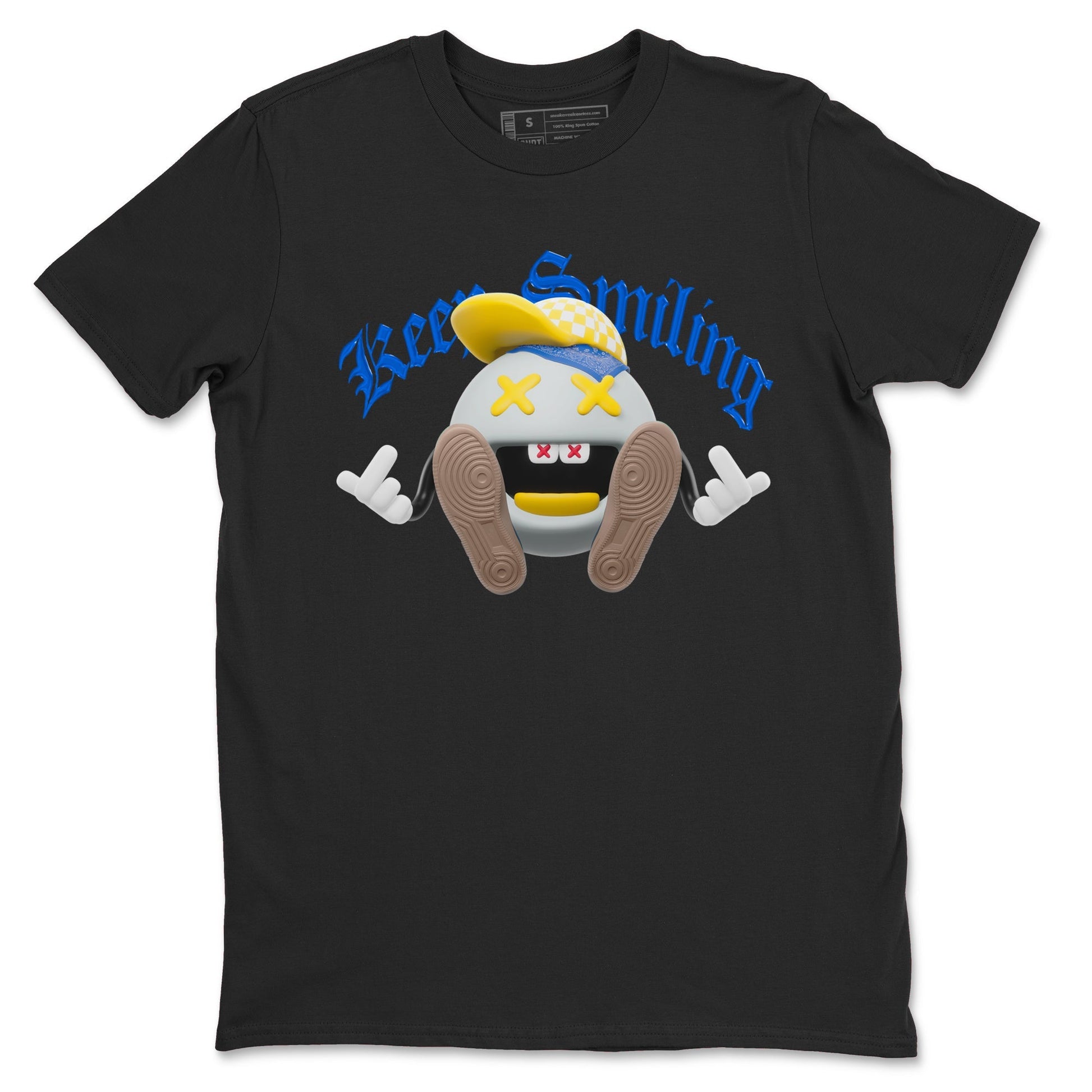 Keep Smiling Sneaker Tees - Air Jordan 1 Travis Scott Canary