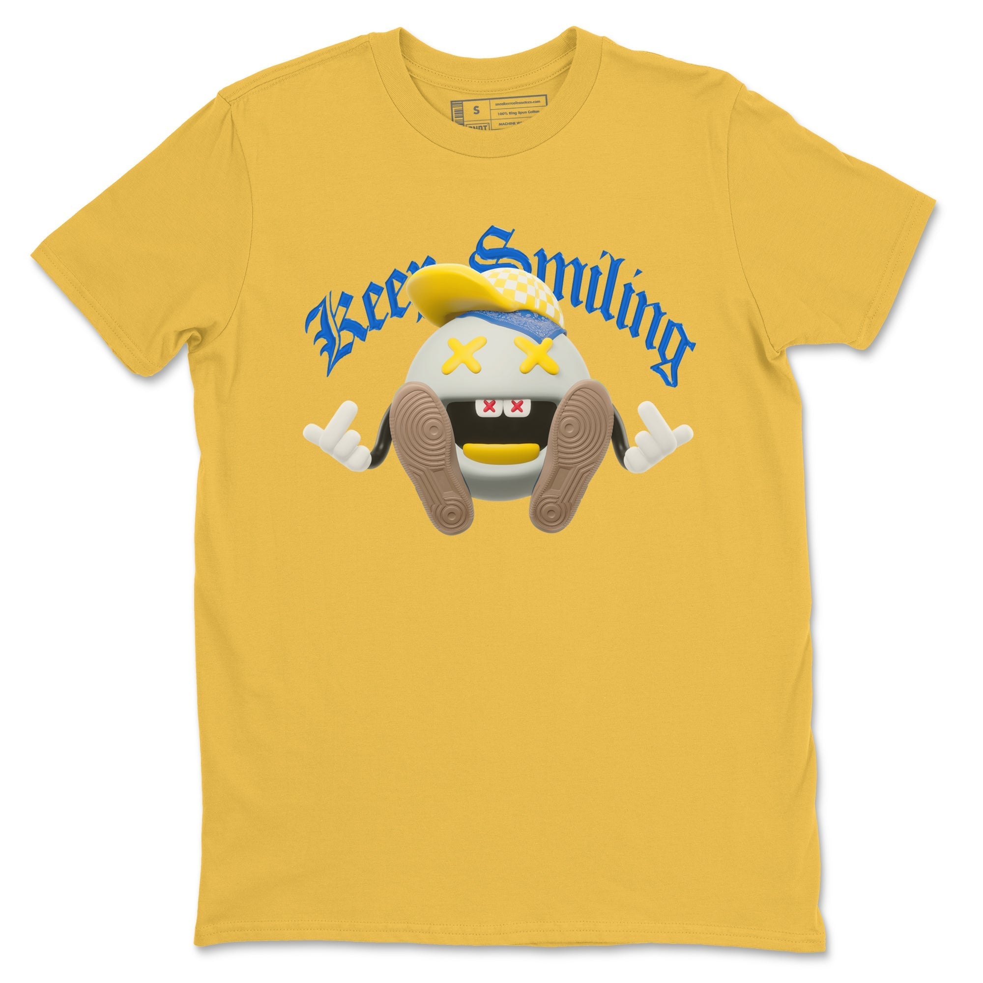 Keep Smiling Sneaker Tees - Air Jordan 1 Travis Scott Canary