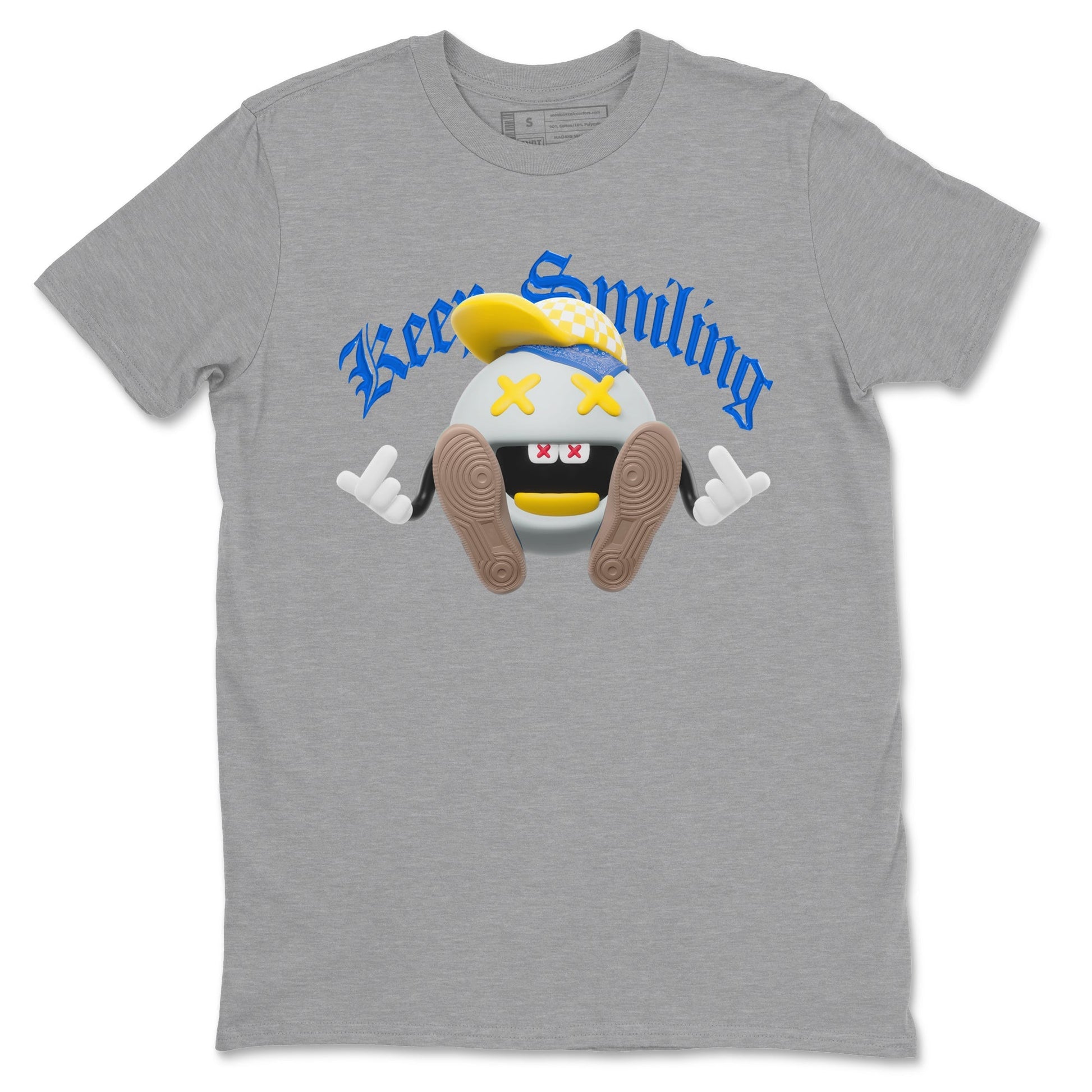 Keep Smiling Sneaker Tees - Air Jordan 1 Travis Scott Canary
