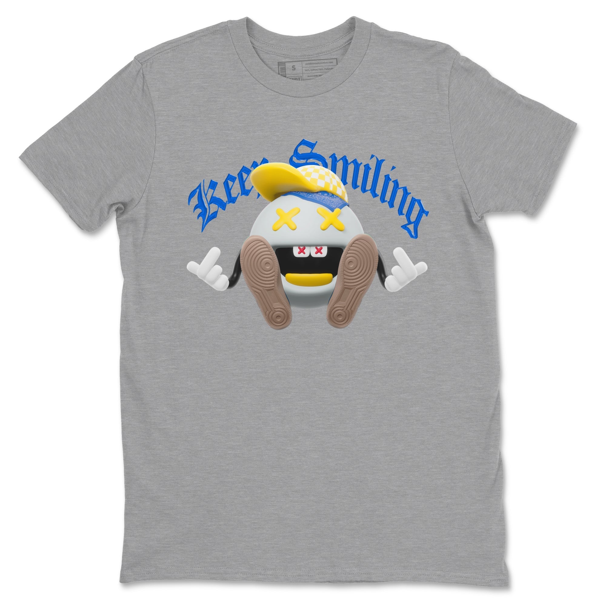Keep Smiling Sneaker Tees - Air Jordan 1 Travis Scott Canary