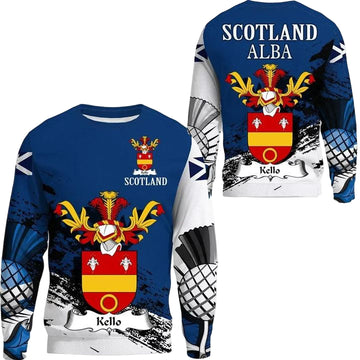 Kello Scottish Family Crest Scotland Special Sweater A7 ? Usalast