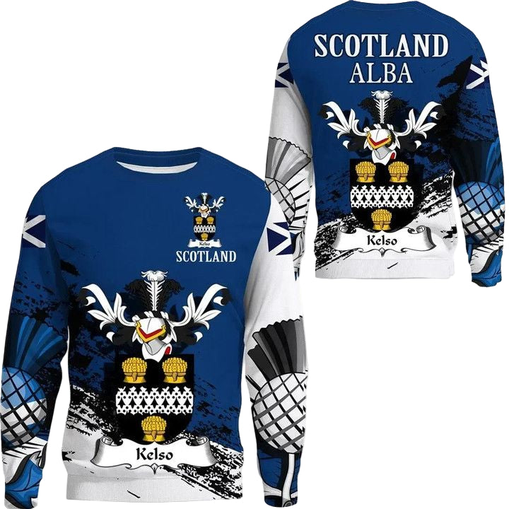 Kelso Scottish Family Crest Scotland Special Sweater A7 ? Usalast