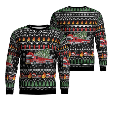 Kentucky Lexington Fire Department Christmas Sweater 3D ? Usalast