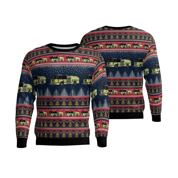 Kentucky Pleasure Ridge Park Fire Protection District AOP Sweater ? Usalast