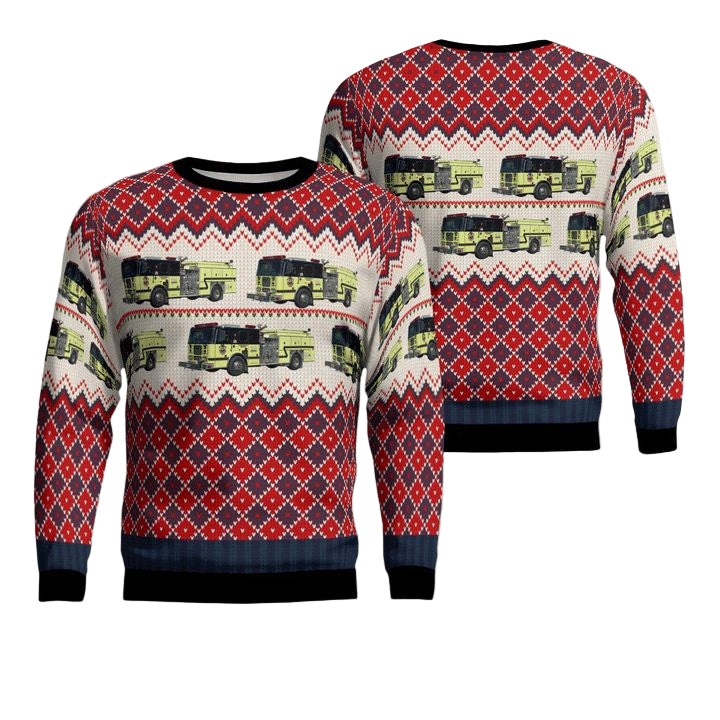 Kentucky Pleasure Ridge Park Fire Protection District AOP Sweater ? XQ31 ? Usalast