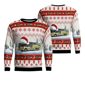 Kentucky Pleasure Ridge Park Fire Protection District Christmas Sweater 3D ? Usalast