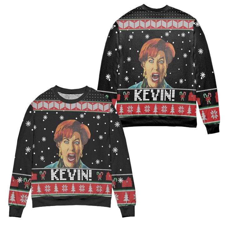 Kevin Meme Home Alone Snowflake Christmas Pattern Ugly Christmas Sweater ? Usalast