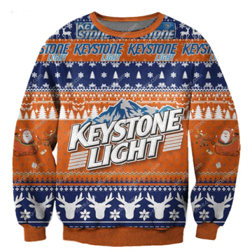 Keystone Light Orange Ugly Christmas Sweater 2022 ? Usalast