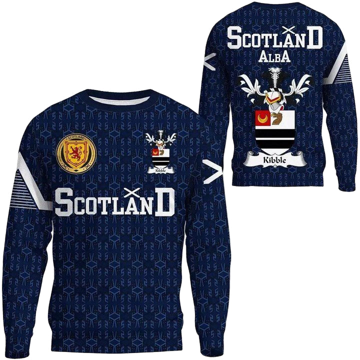 Kibble Family Crest Sweater Scottish Home ? 1991 Style A7 ? Usalast