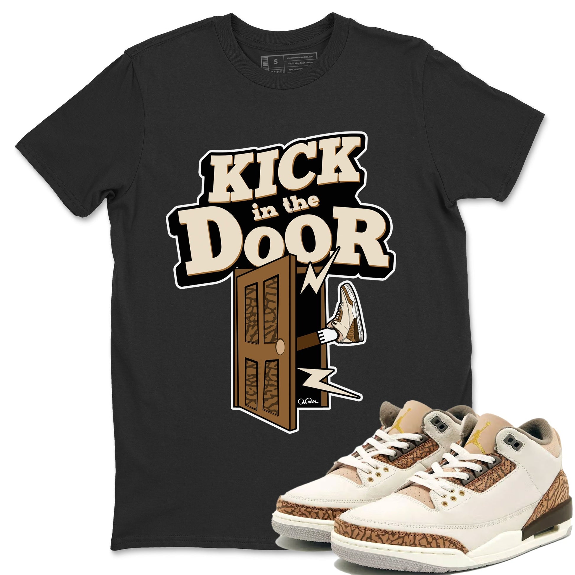 Kick In The Door Unisex Tops - Air Jordan 3 Palomino