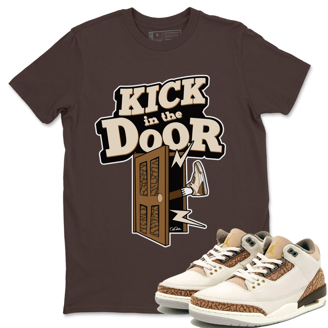 Kick In The Door Unisex Tops - Air Jordan 3 Palomino