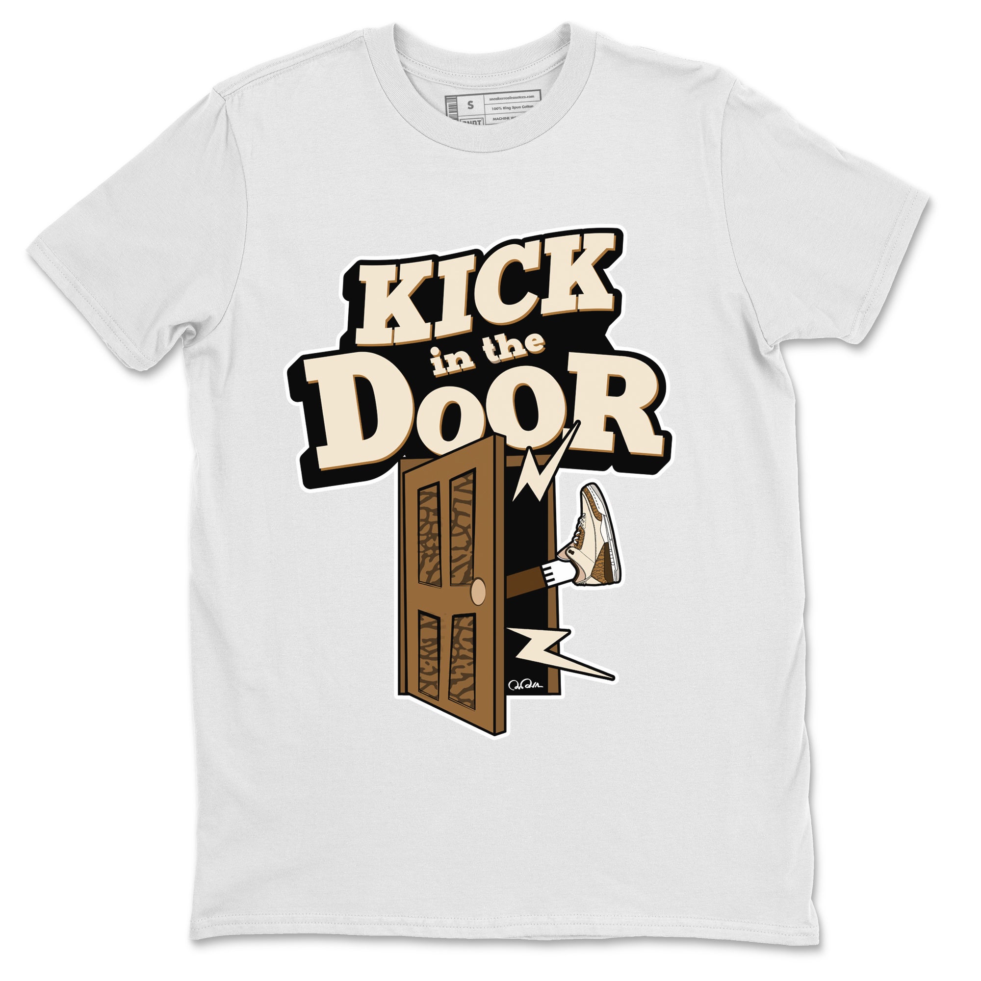 Kick In The Door Unisex Tops - Air Jordan 3 Palomino