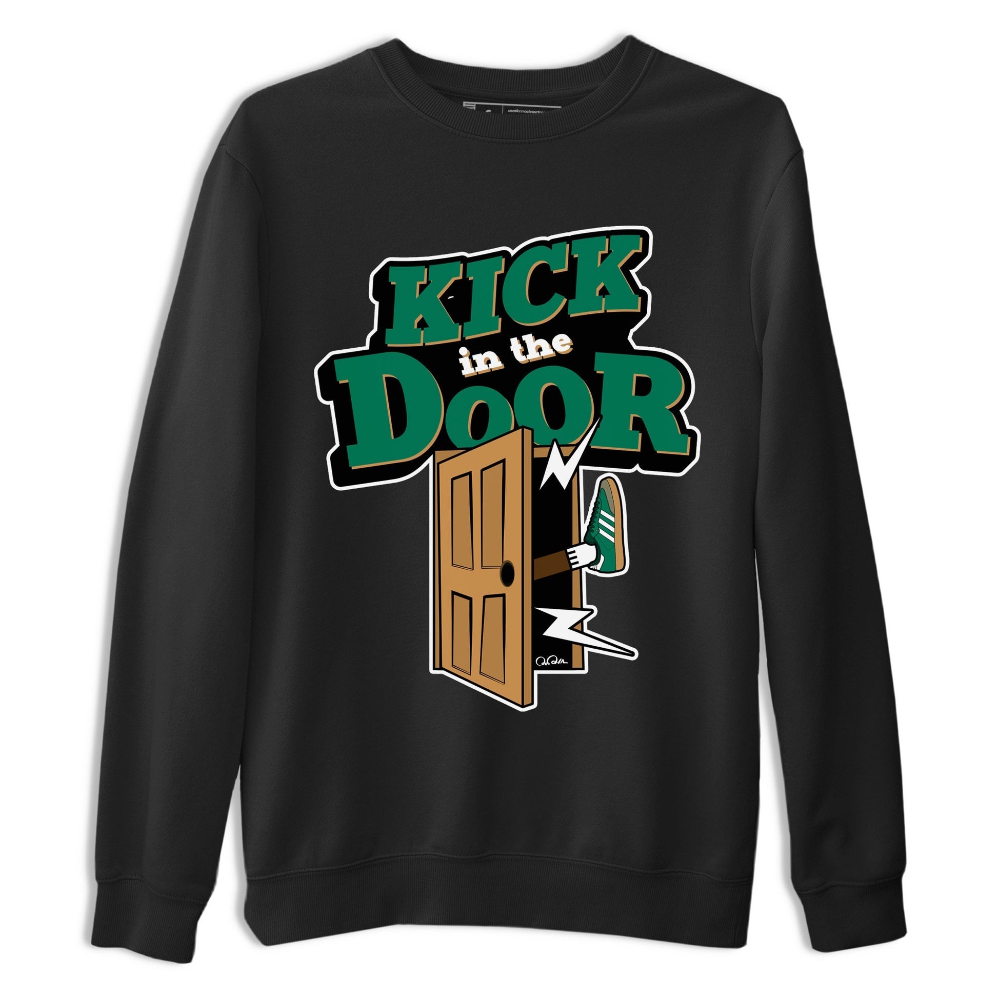 Kick In The Door Sneaker Tee - Samba Collegiate Green Gum