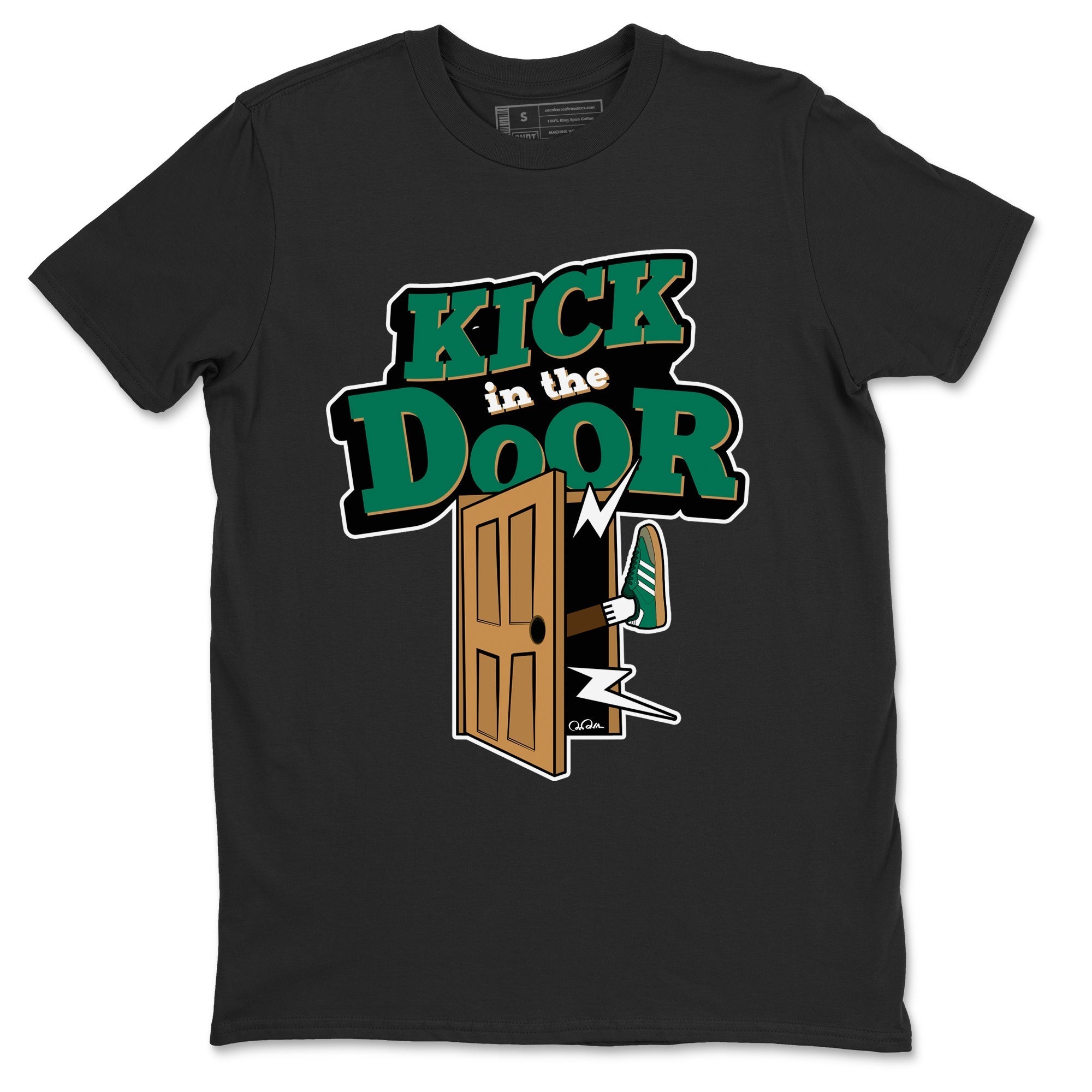 Kick In The Door Sneaker Tee - Samba Collegiate Green Gum