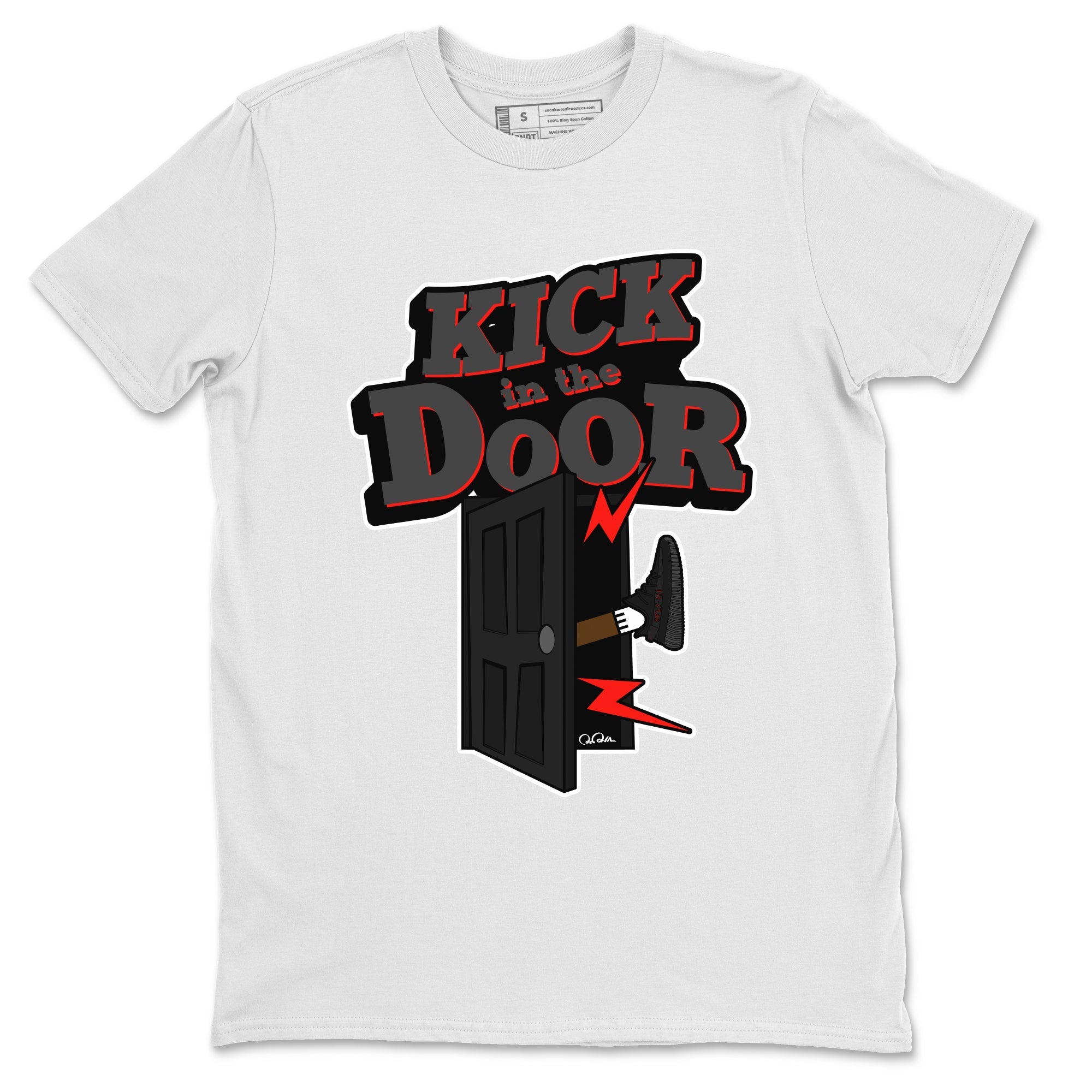 Kick In The Door Sneaker Tee - Yeezy 350 Bred