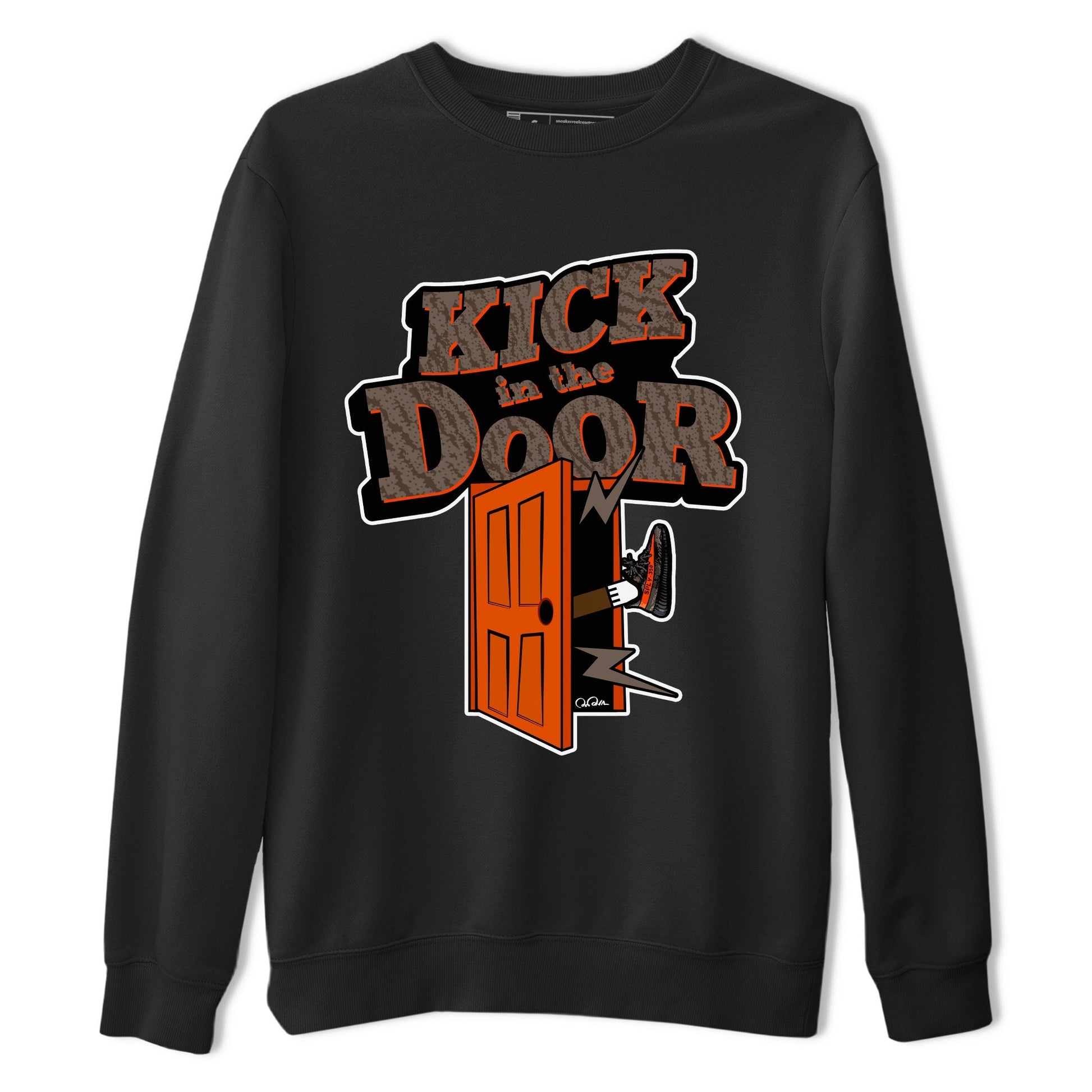 Kick In The Door Sneaker Tee - Yeezy 350 Carbon Beluga