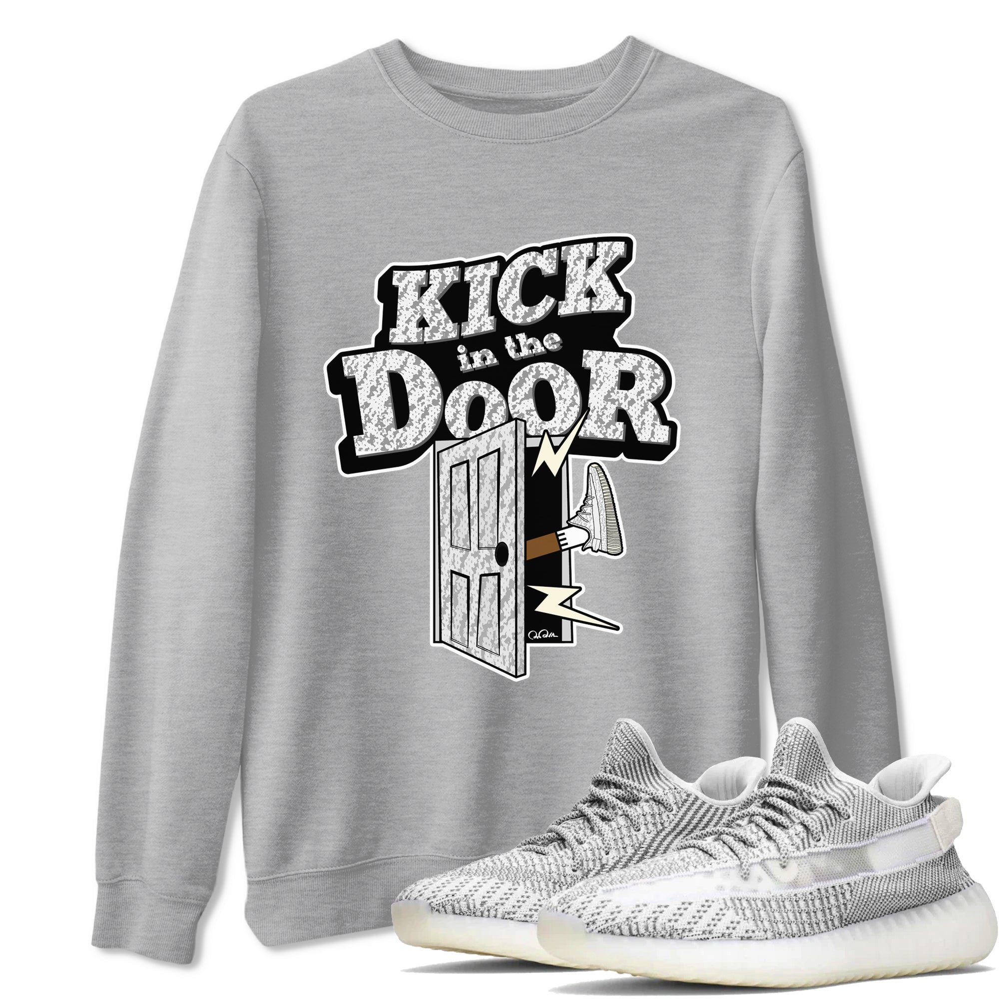 Kick In The Door Sneaker Tee - Yeezy 350 Static
