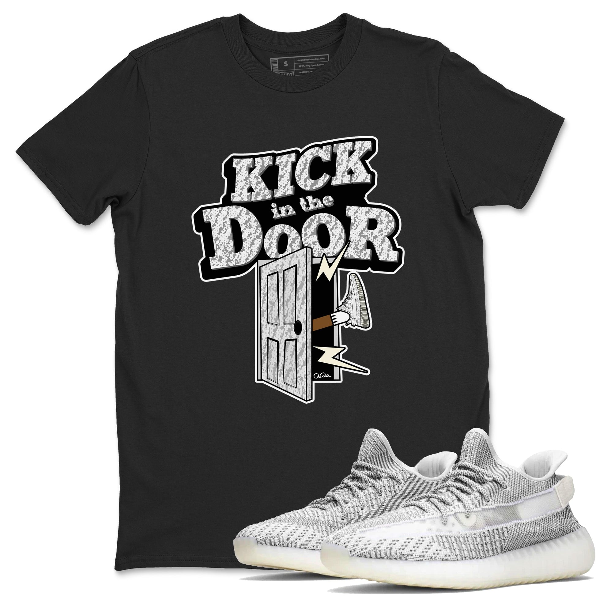 Kick In The Door Sneaker Tee - Yeezy 350 Static