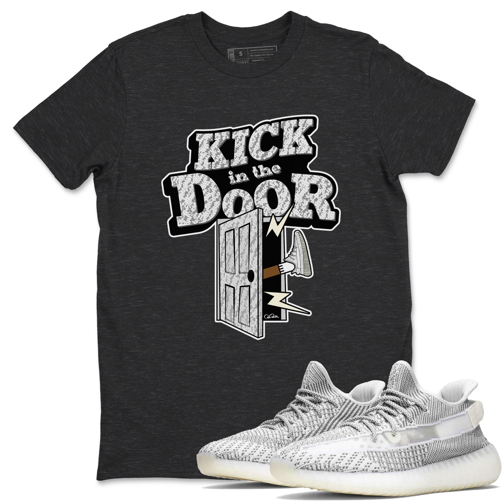 Kick In The Door Sneaker Tee - Yeezy 350 Static