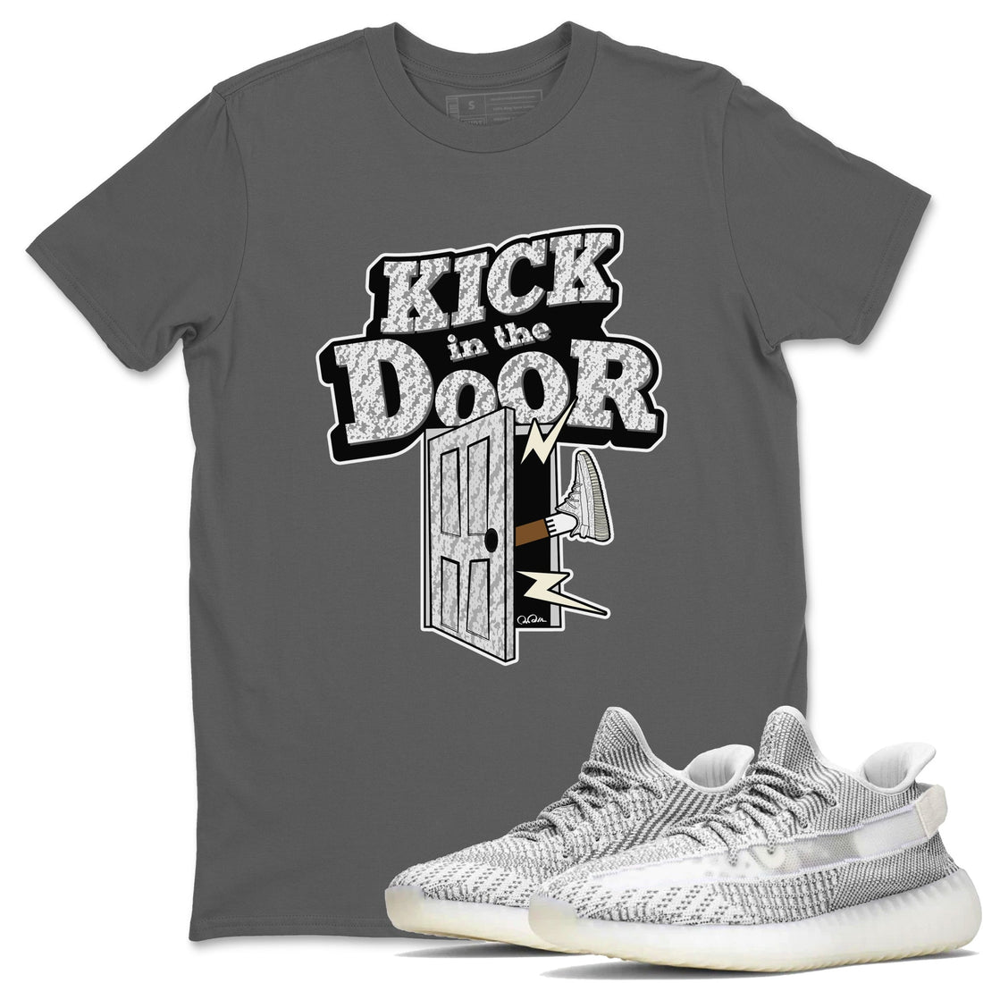 Kick In The Door Sneaker Tee - Yeezy 350 Static