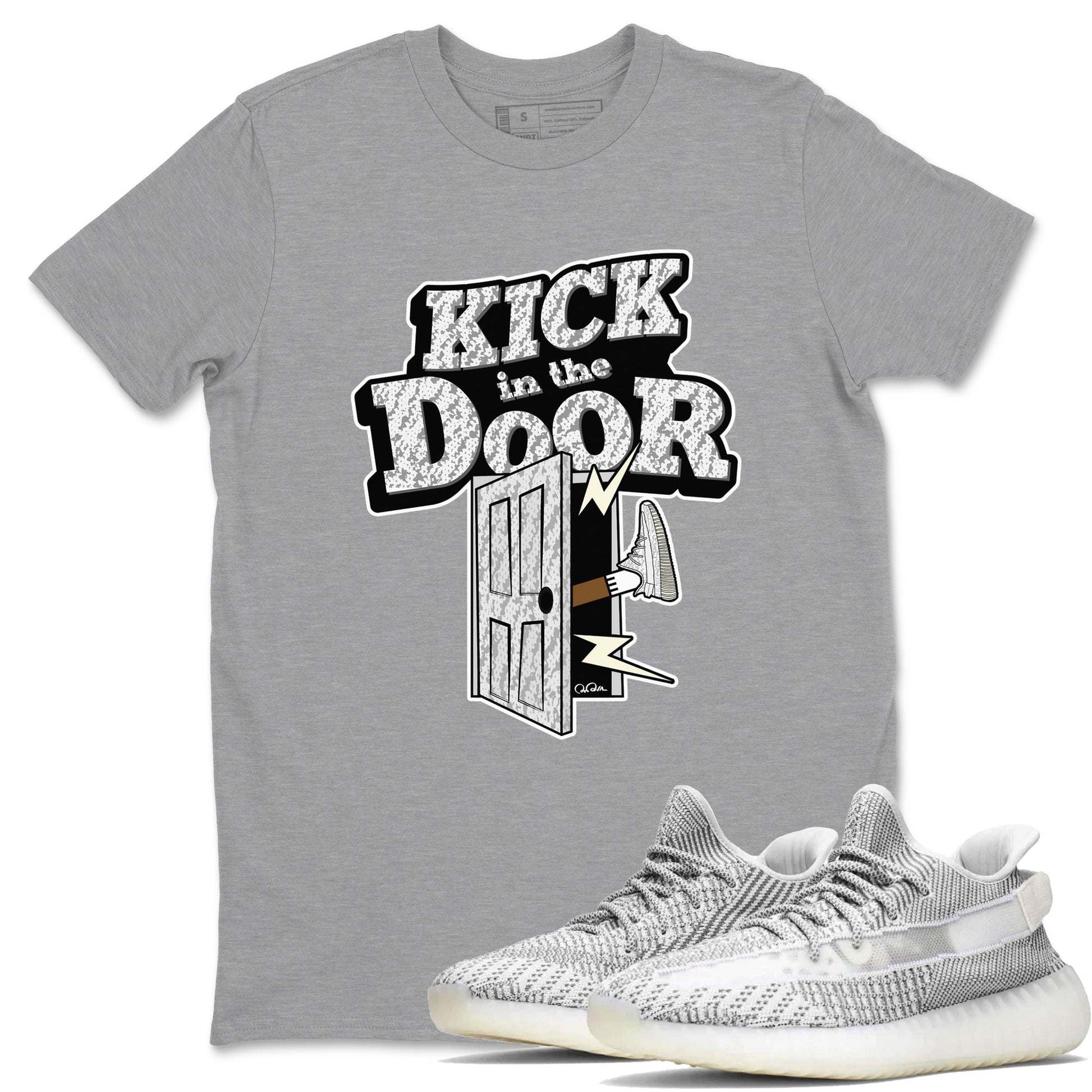Kick In The Door Sneaker Tee - Yeezy 350 Static