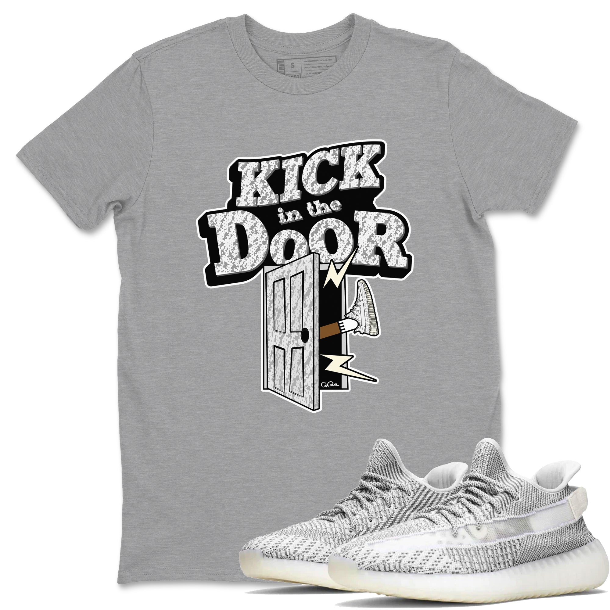 Kick In The Door Sneaker Tee - Yeezy 350 Static